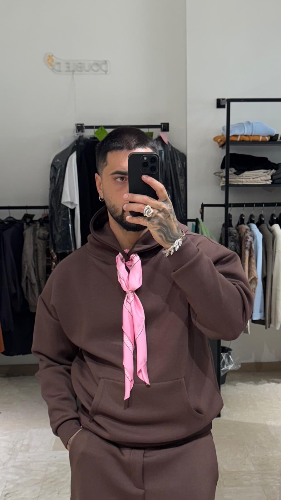 FELPA SCUBA MORO CON BANDANA