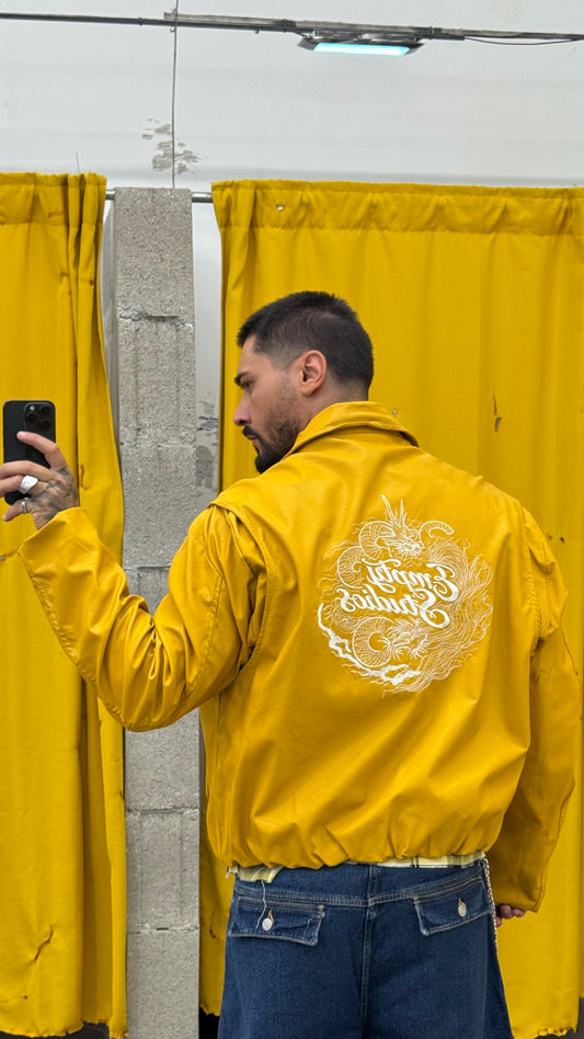 JACKET CROP/OVER GIALLO