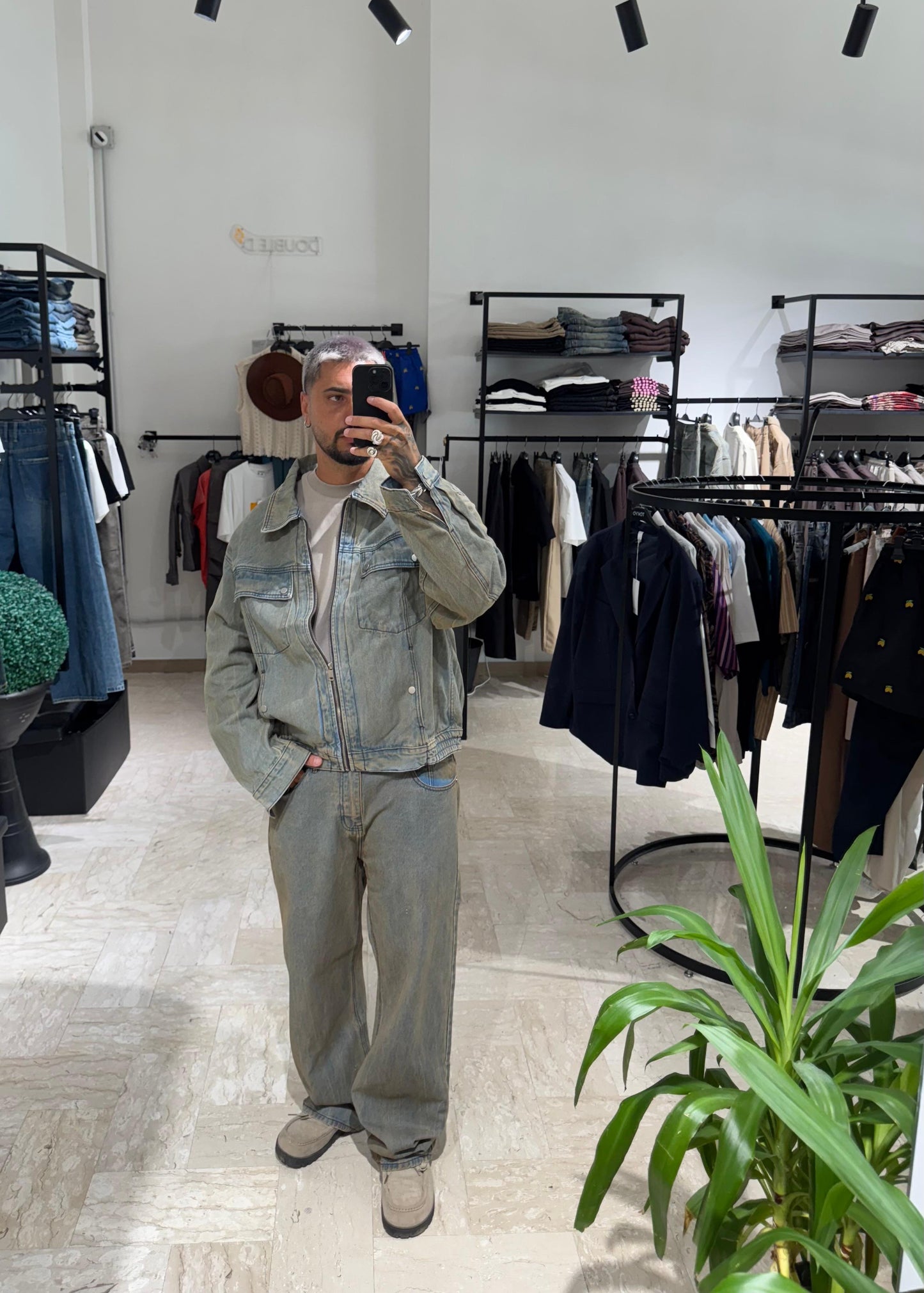 JACKET DENIM SABBIATO