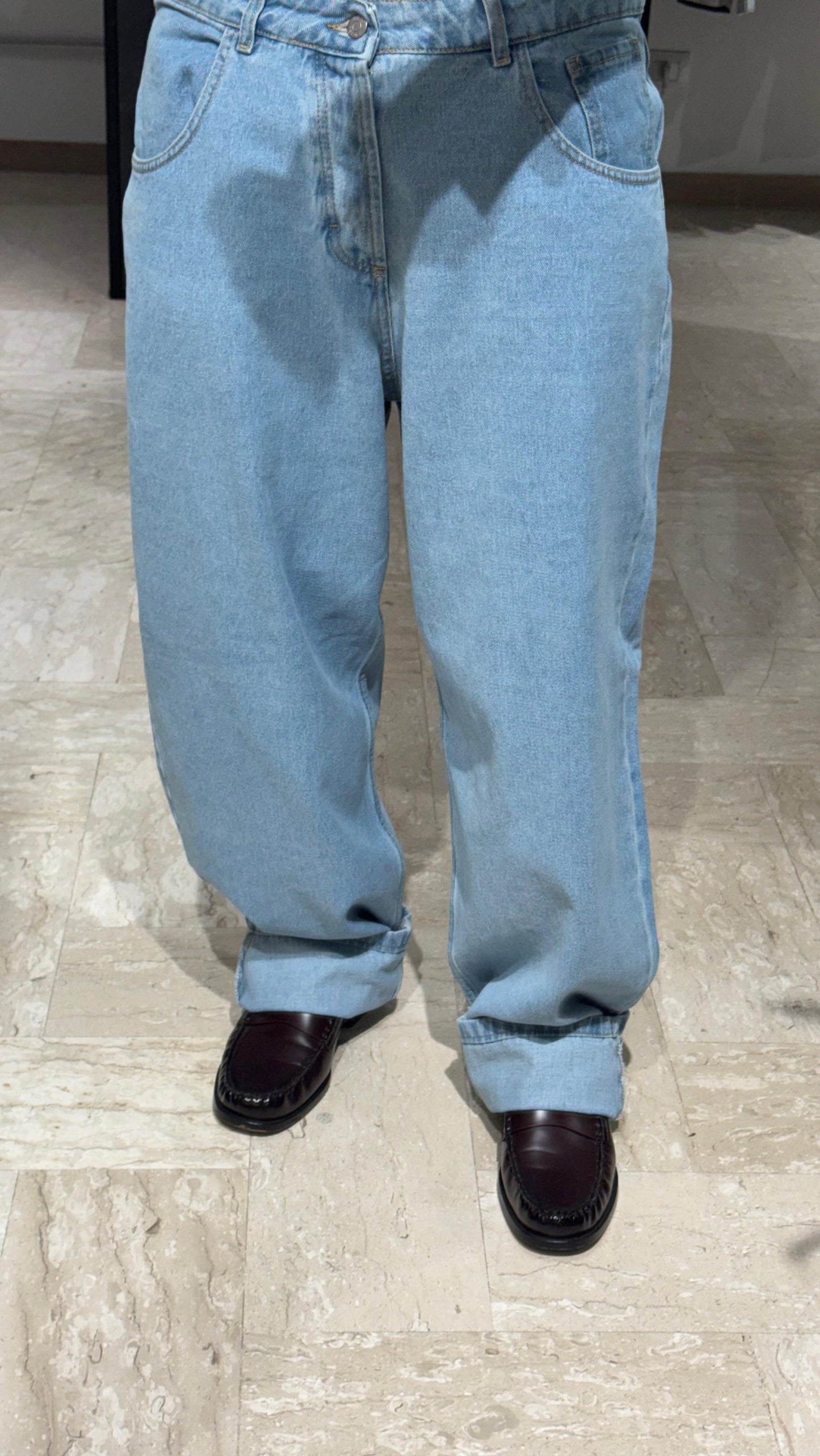 DENIM BALLOON CHIARO