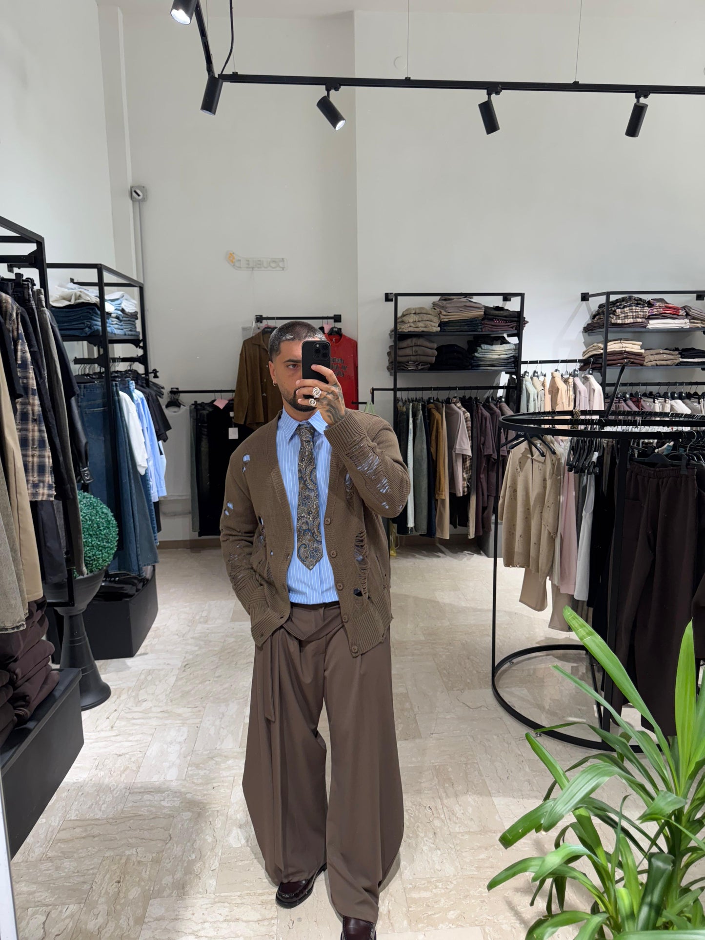 PANTALONE BALLOON FANGO