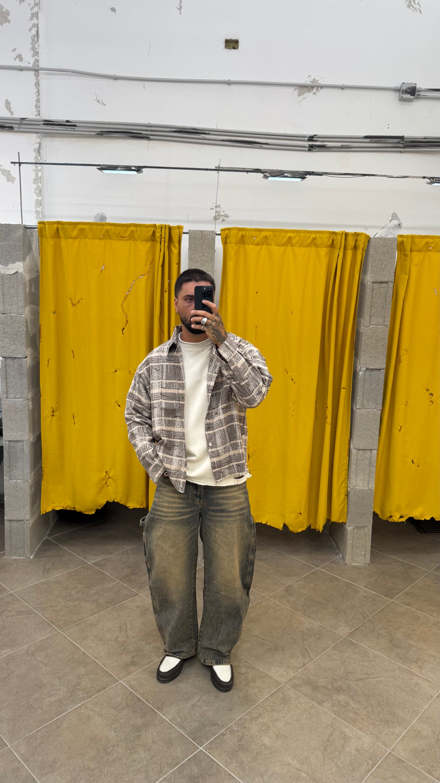 DENIM BALLOON SABBIATO