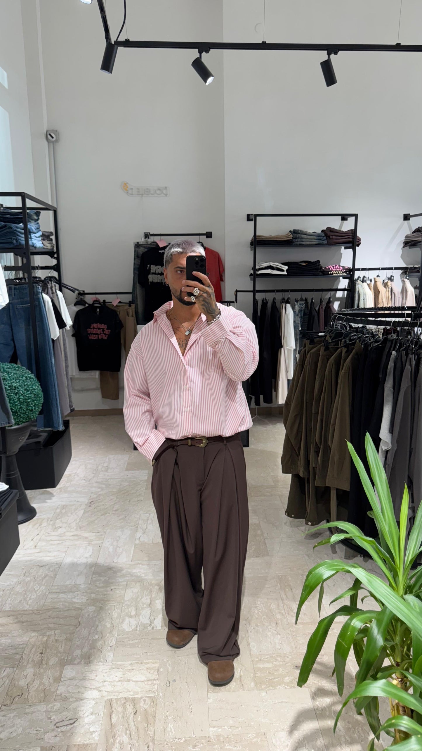 PANTALONE MORO DOPPIA PENCE