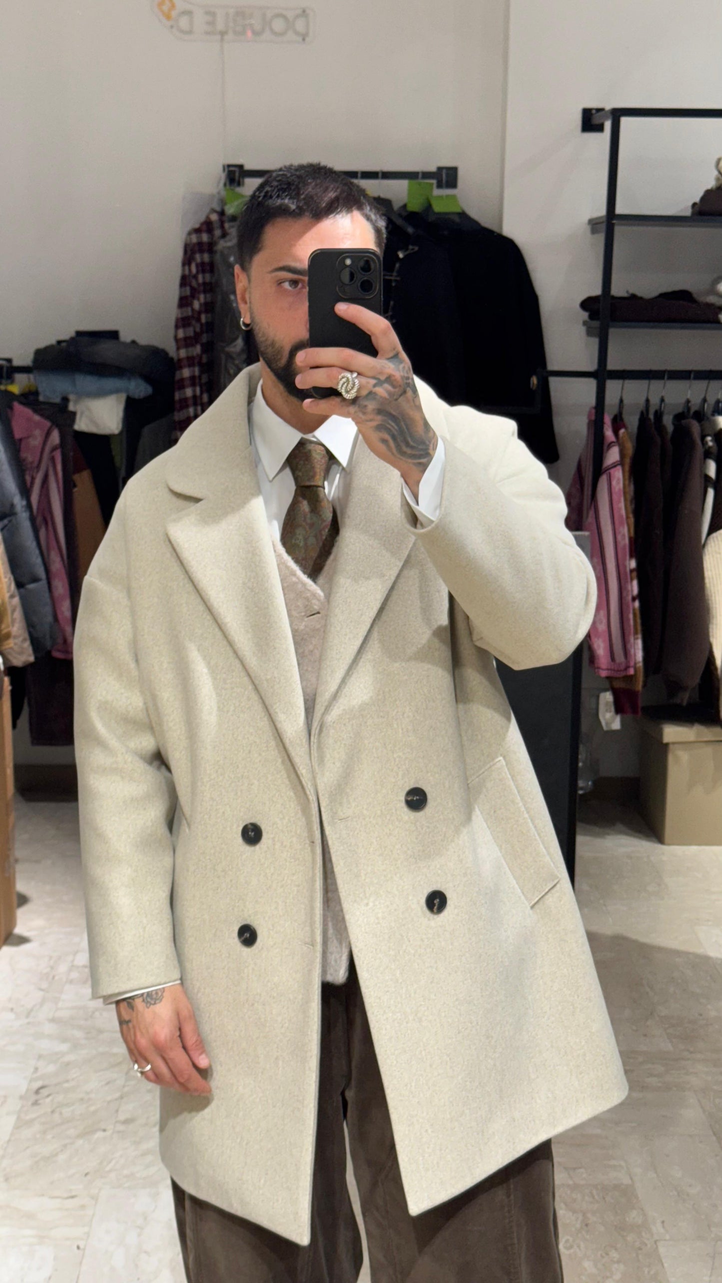 CAPPOTTO BEIGE SABBITO