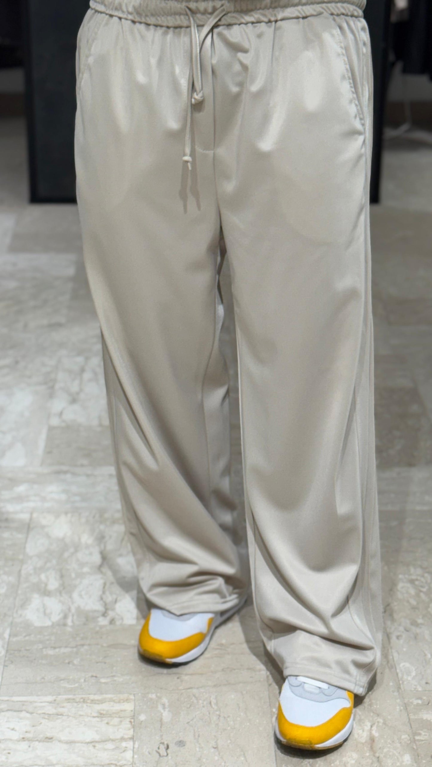 PANTALACCIO BEIGE LUCIDO