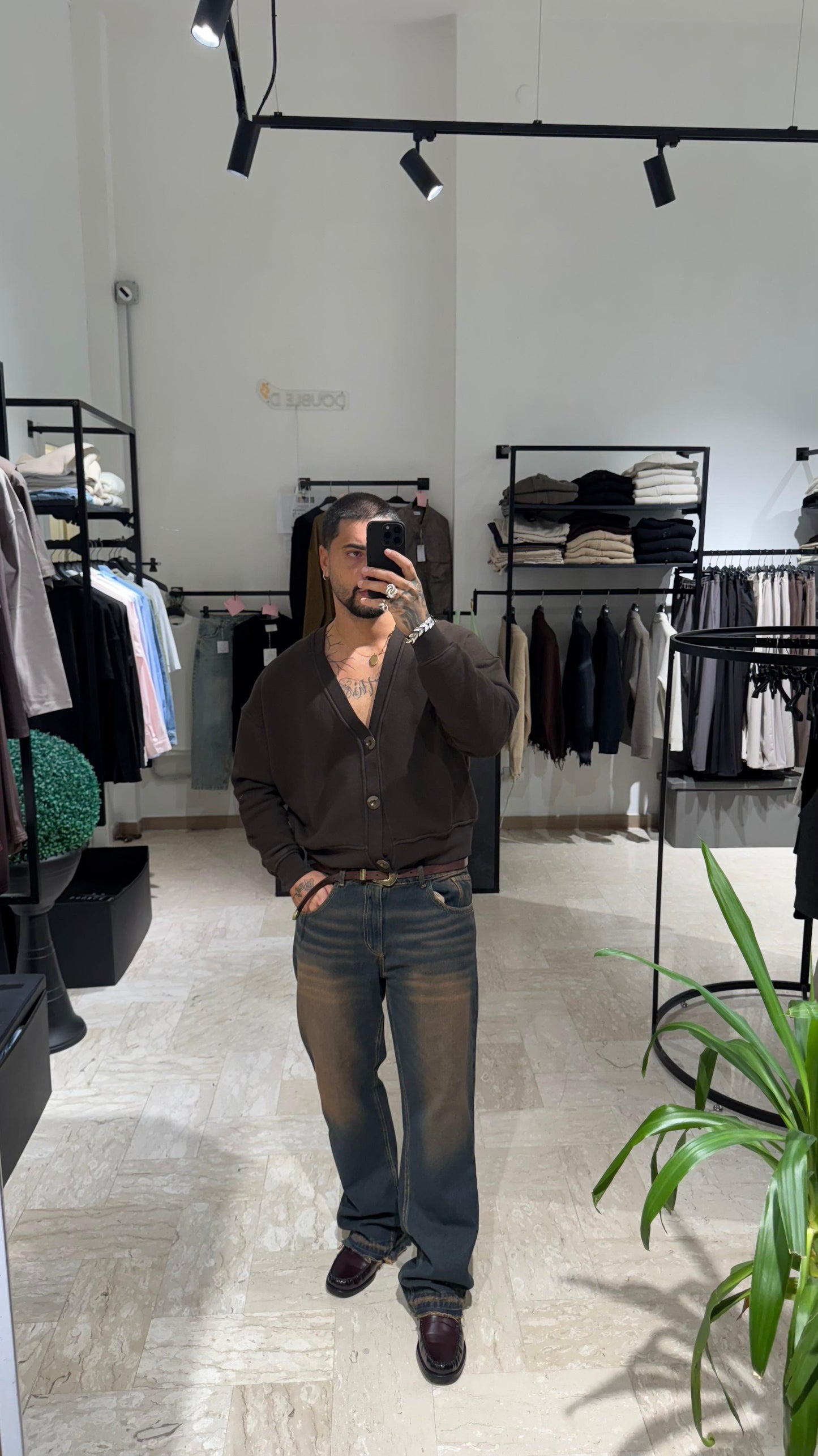 CARDIGAN CROP MORO