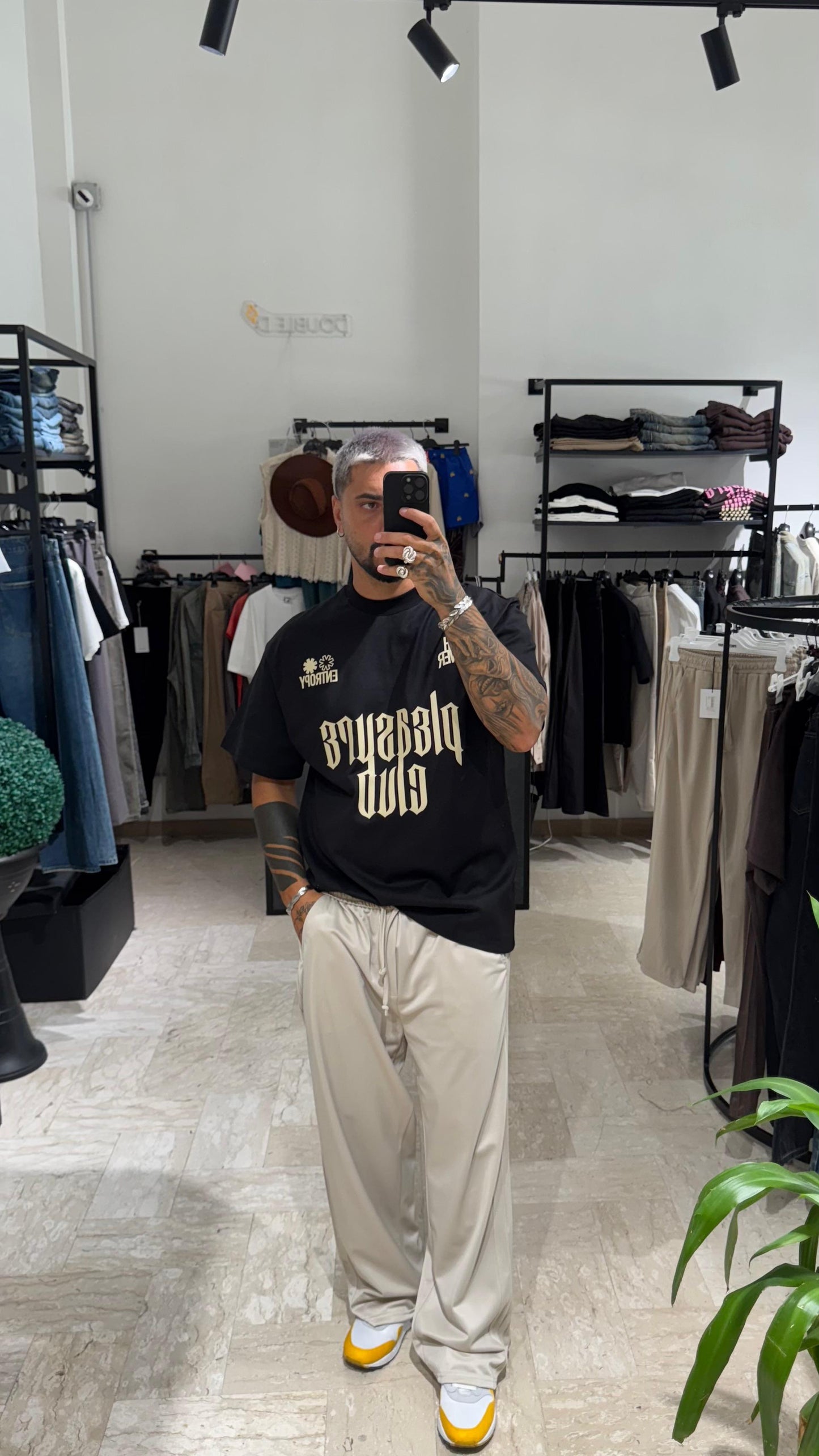 PANTALACCIO BEIGE LUCIDO
