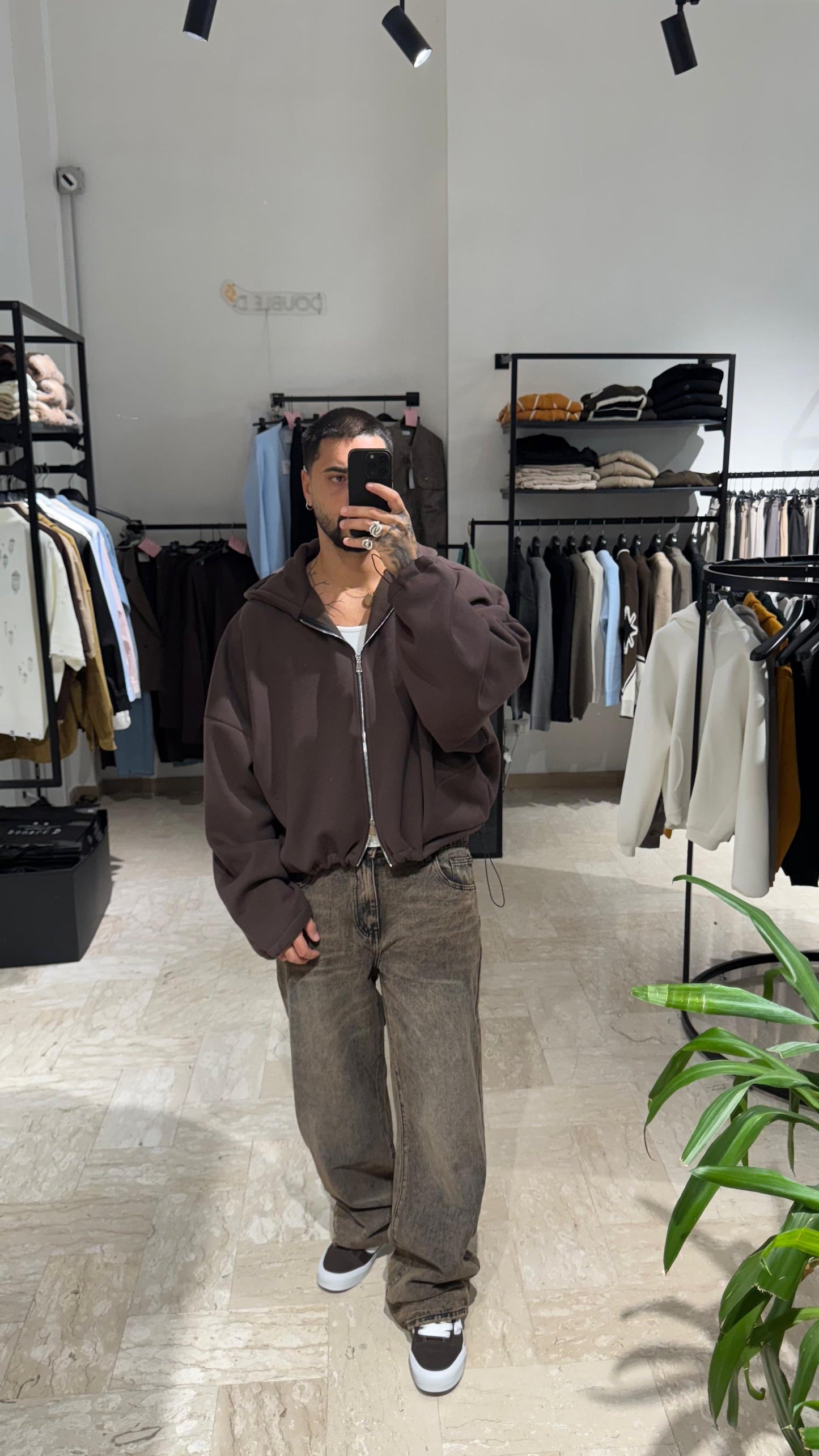 DENIM BAGGY MARMORIZZATO