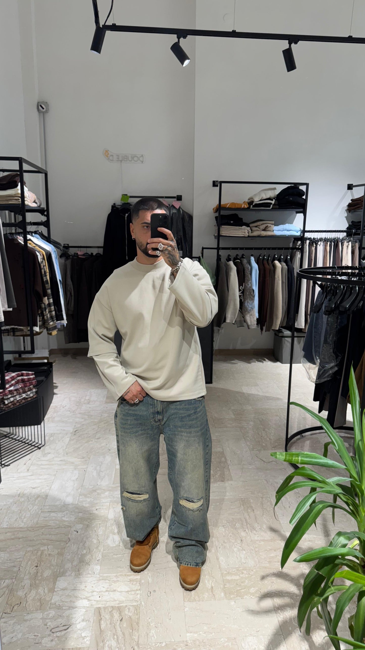 BAGGY SABBIATO CON ROTTURE