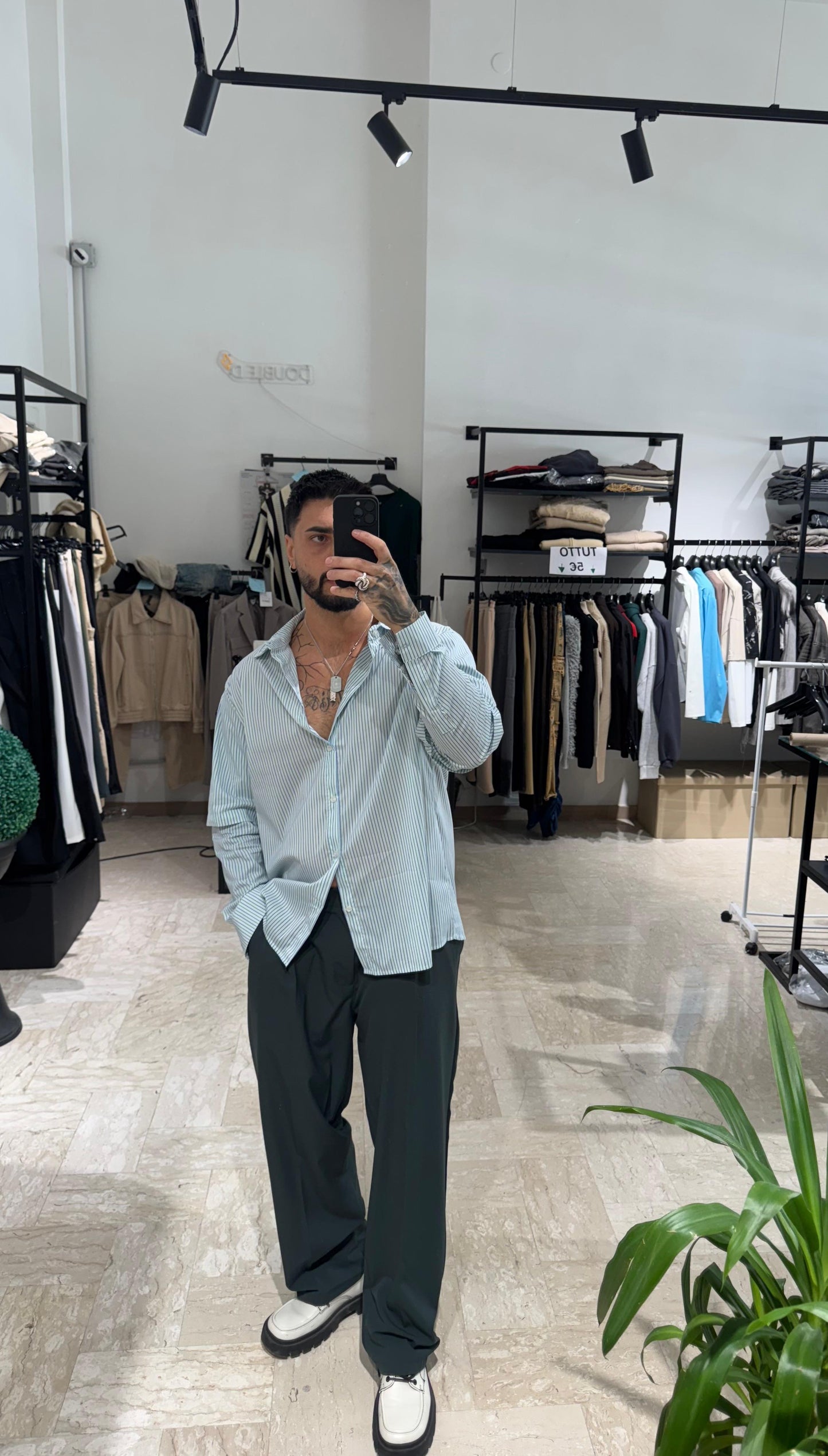 CAMICIA VERDE DOUBLE