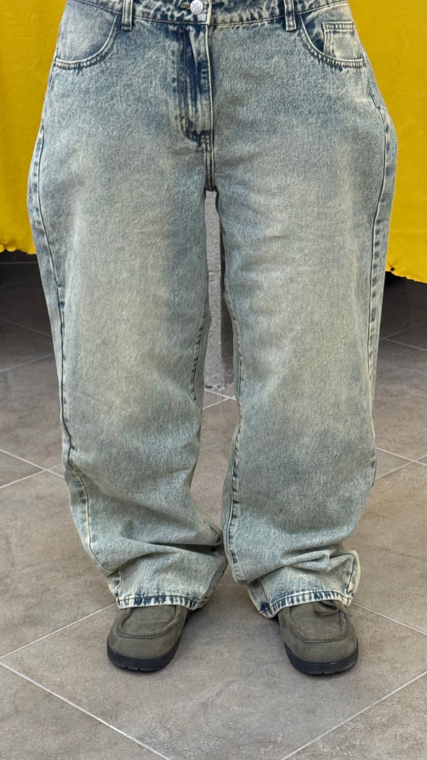 DENIM BAGGY SABBIATO