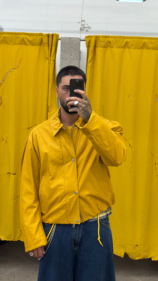 JACKET CROP/OVER  GIALLO