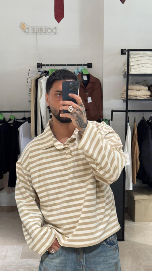 POLO LONG SLEEVE BEIGE
