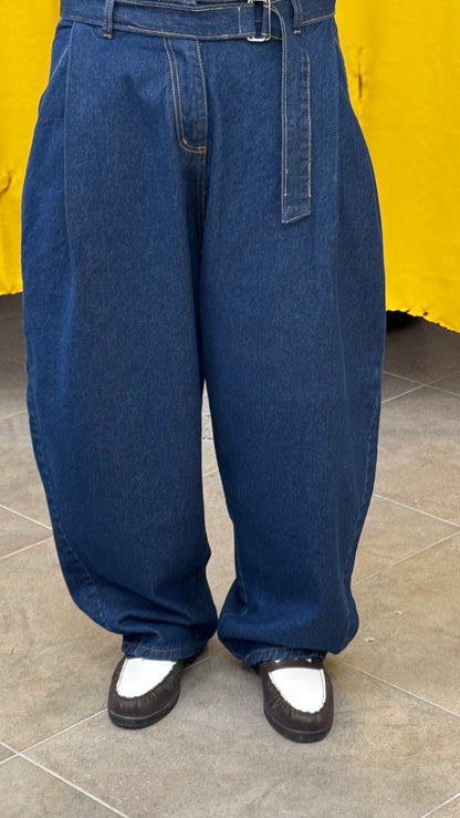 DENIM BALLOON JAPPO LAVAGGIO 0