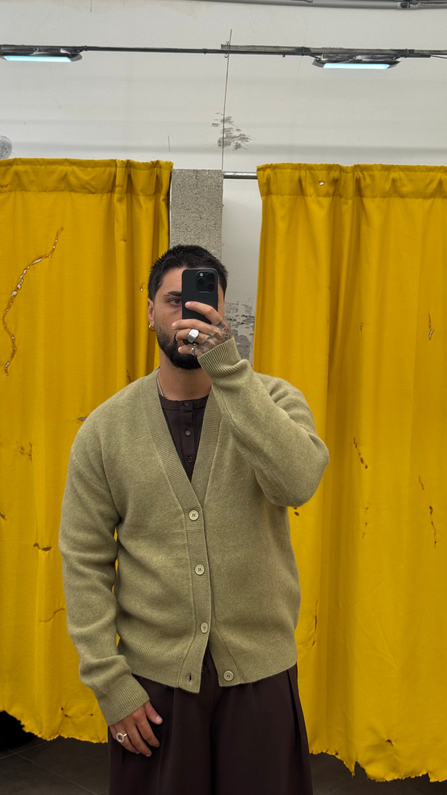 CARDIGAN VERDE OVER