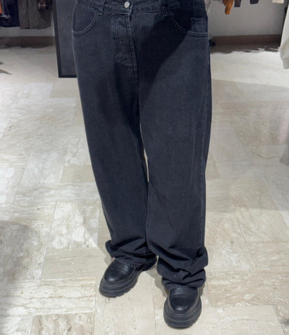 DENIM BAGGY NERO