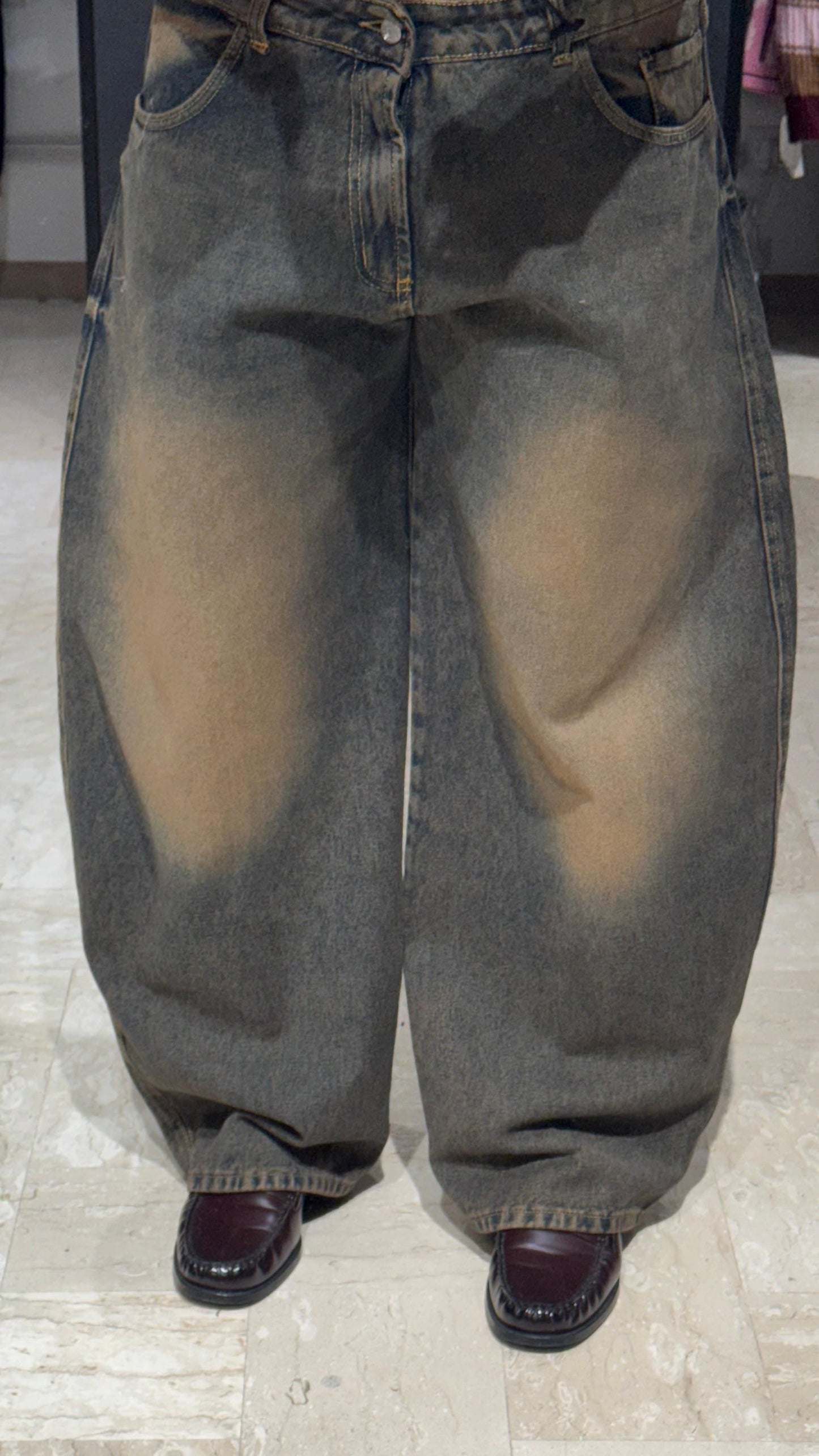 DENIM BALLOON SHADED