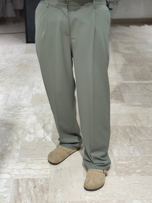 PANTALONE VERDE SALVIA