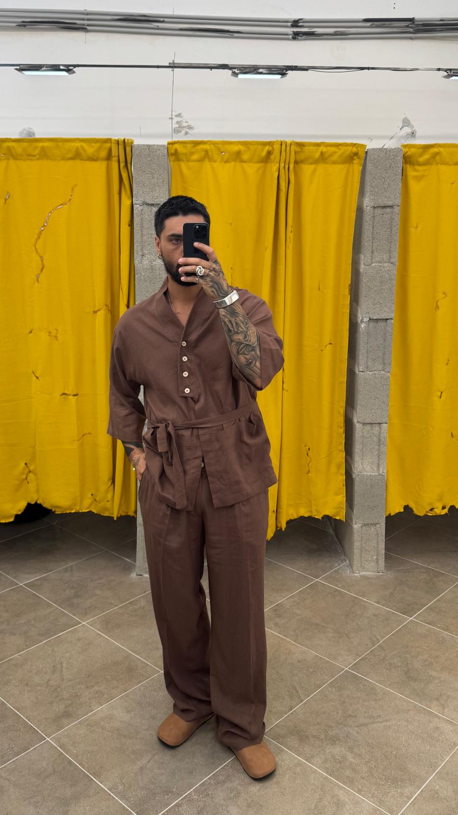 COMPLETO KIMONO MORO