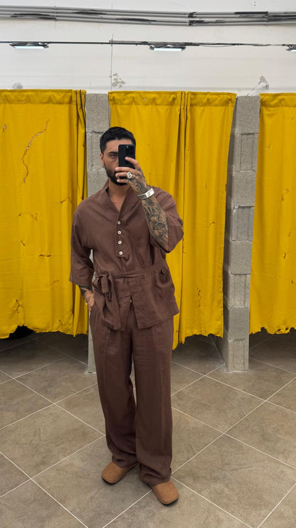COMPLETO KIMONO MORO