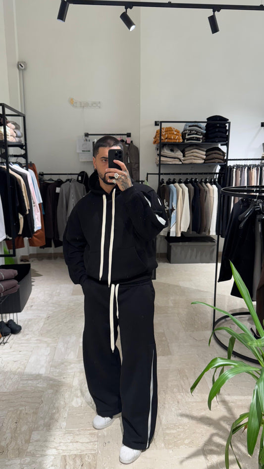 COMPLETO  TUTA NERO LINE