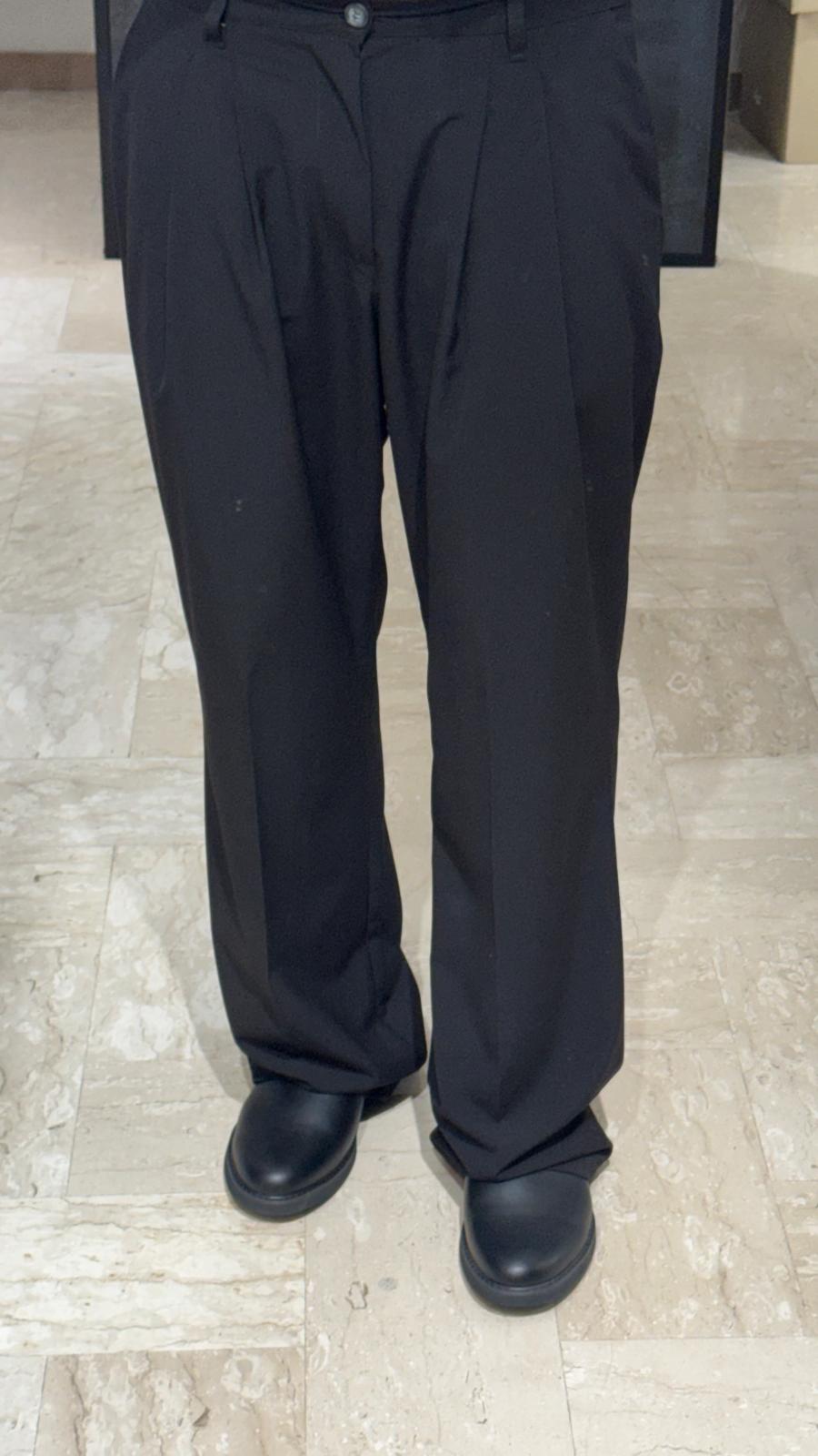 PANTALONE FLARE ELEGANT NERO