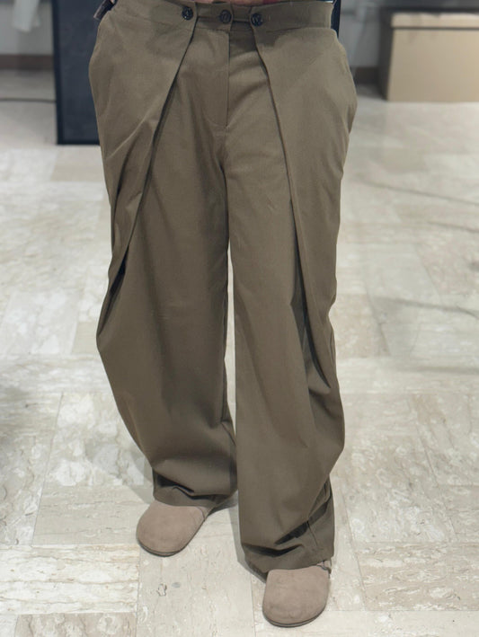 PANTALONE JAPAN VERDE SCURO