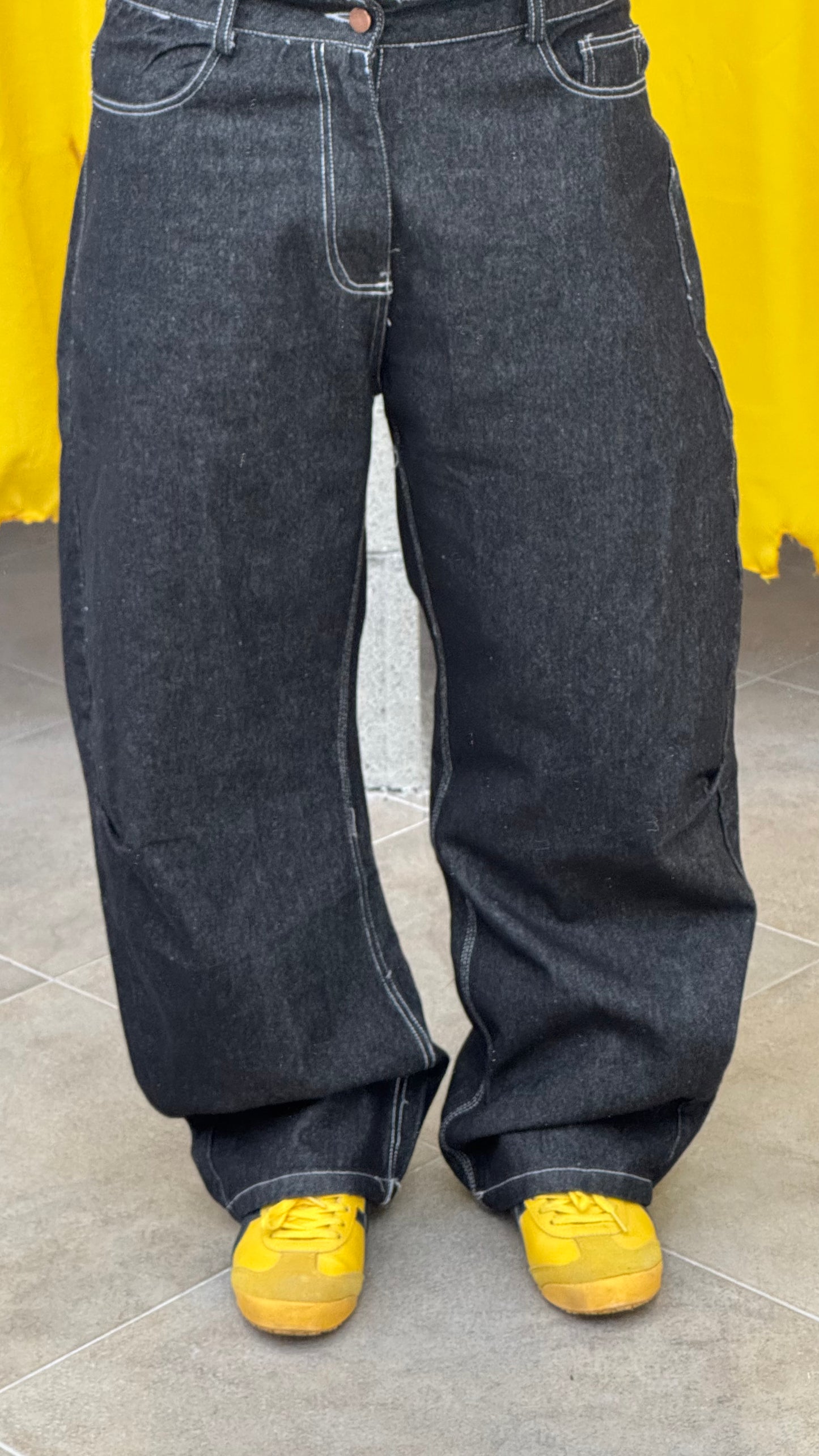 COMPLETO DENIM NERO