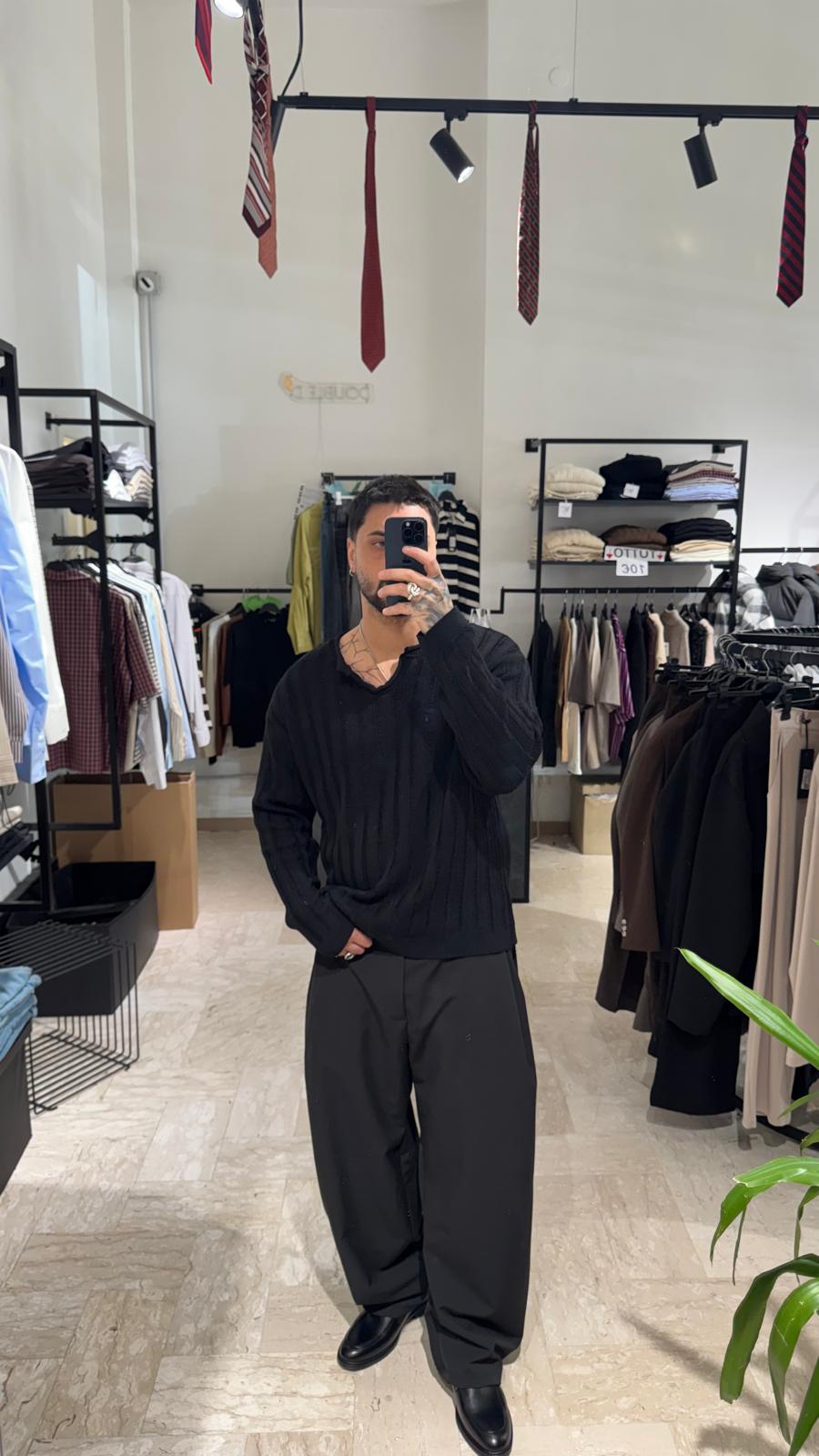 PANTALONE NERO JAPPO