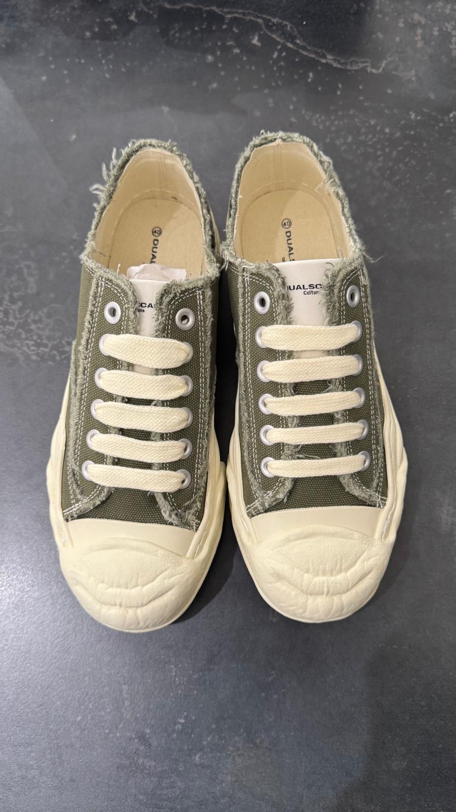 SCARPE MODELLO MAISON MIHA.. TELA VERDE