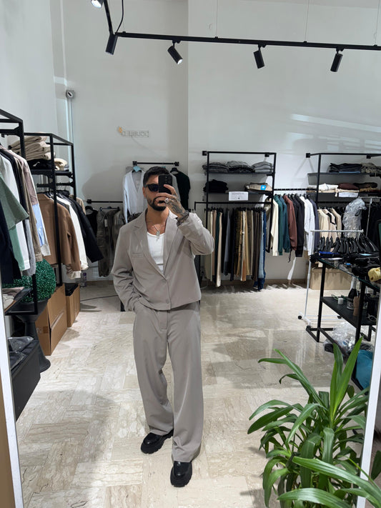 ABITO CROP BEIGE