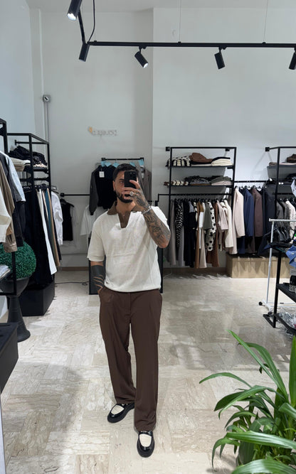 PANTALONE TABACCO