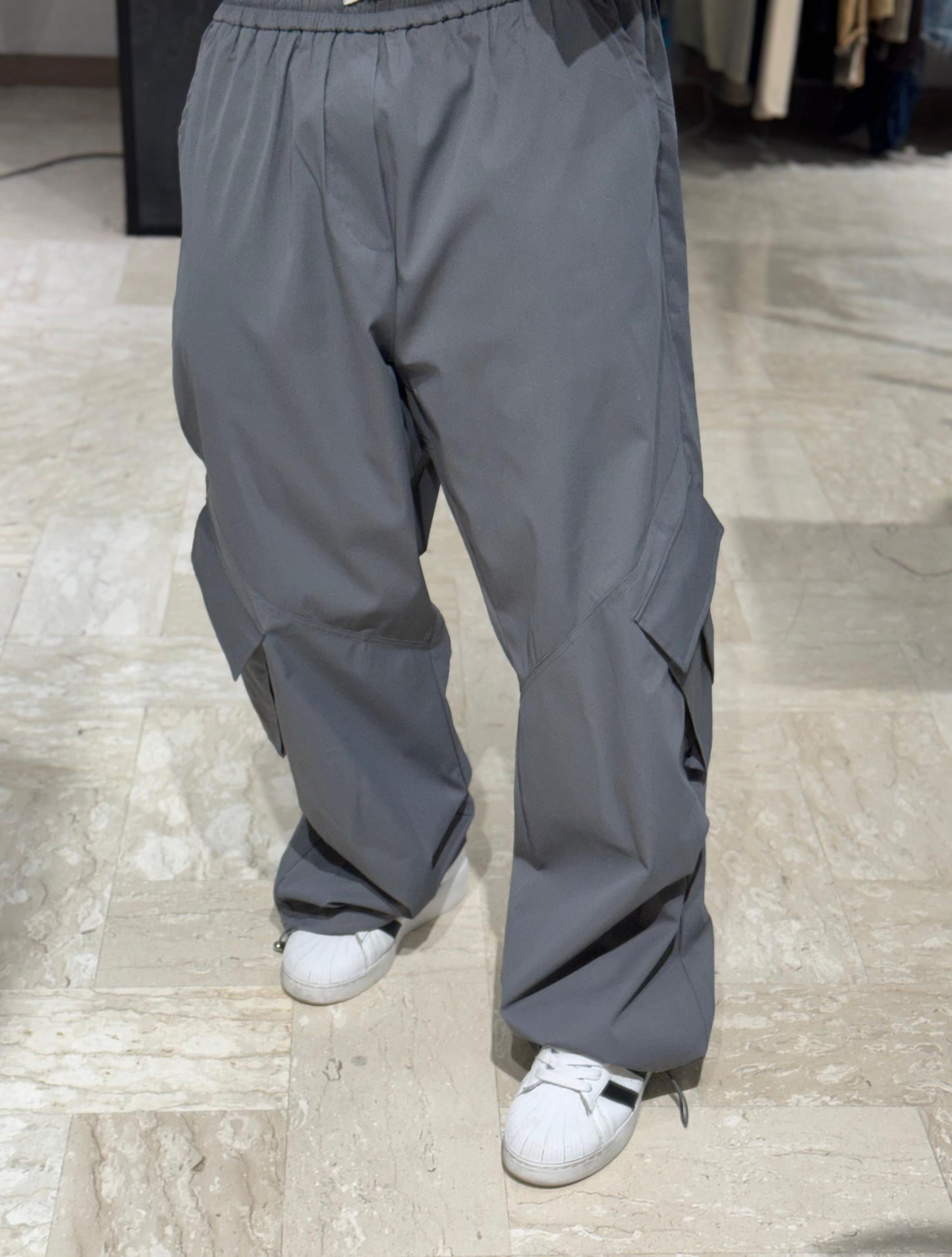 COMPLETO POCKET GRIGIO TOPO