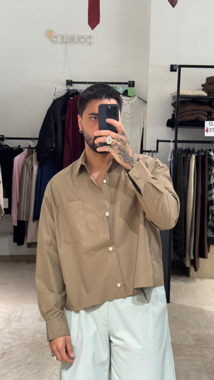 CAMICIA FANGO CROP