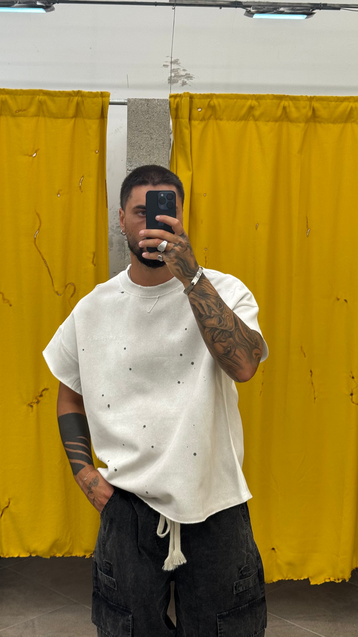 T-SHIRT SMANICATA PANNA