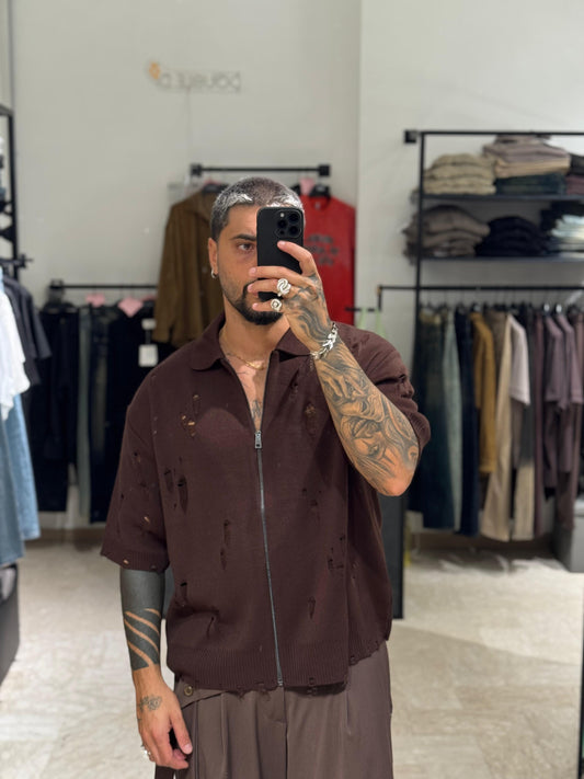CARDIGAN/POLO MORO