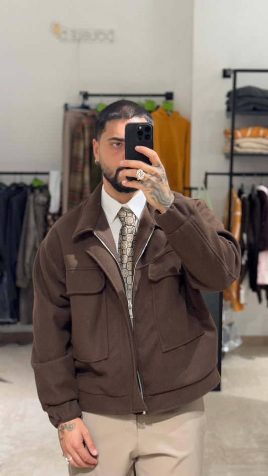 JACKET MORO CON TASCONI