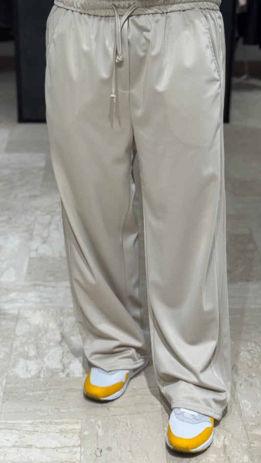 PANTALACCIO BEIGE LUCIDO