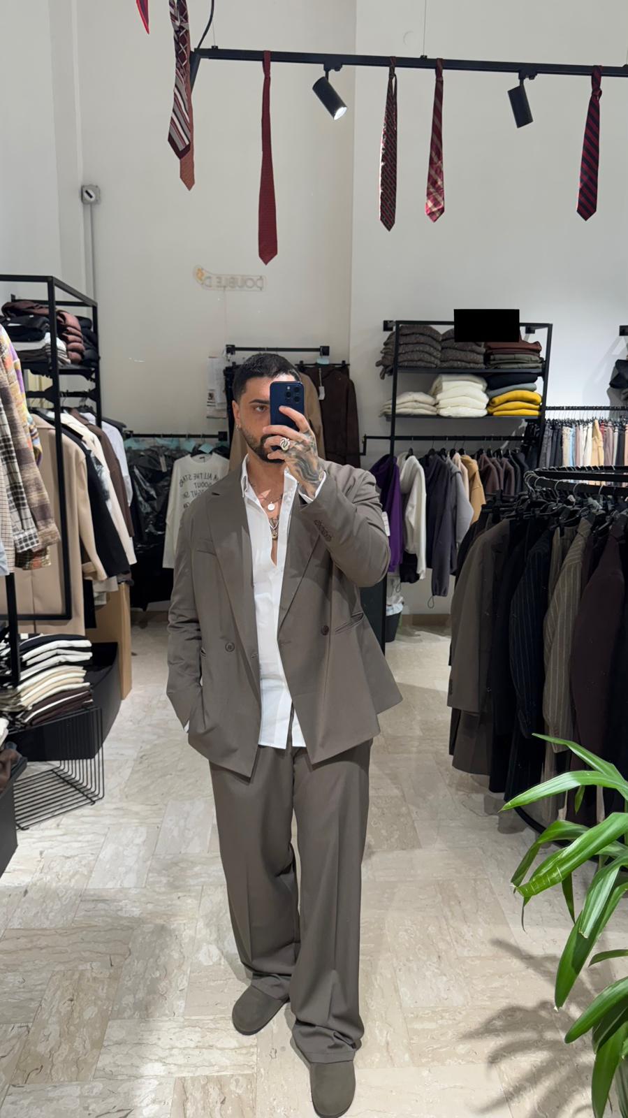 ABITO FANGO OVER SIZE