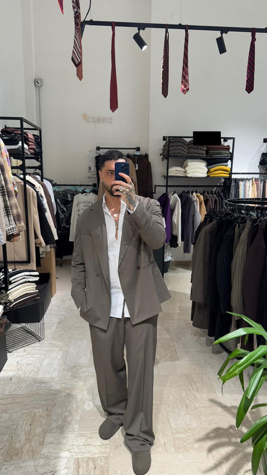 ABITO FANGO OVER SIZE