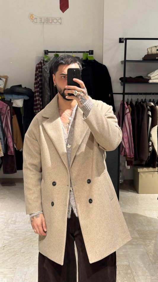 CAPPOTTO CAMMELLO SABBIATO
