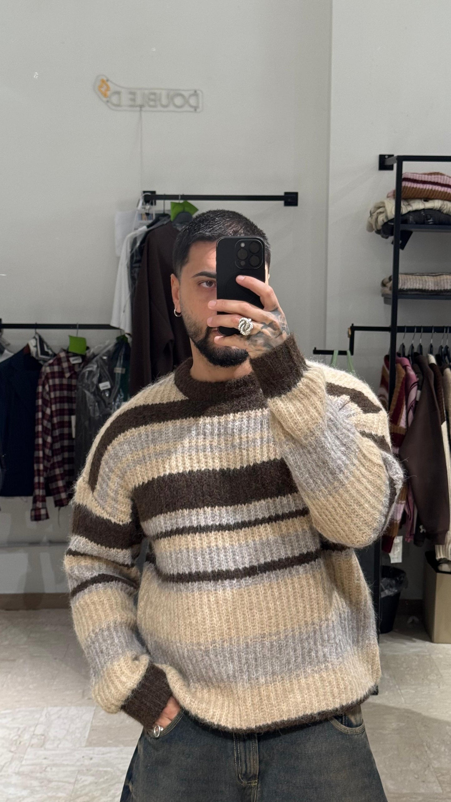 MAGLIONE CHUNKY TERRA