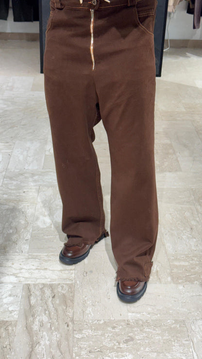 PANTALACCIO MORO FONDO LARGO CON ROTTURE