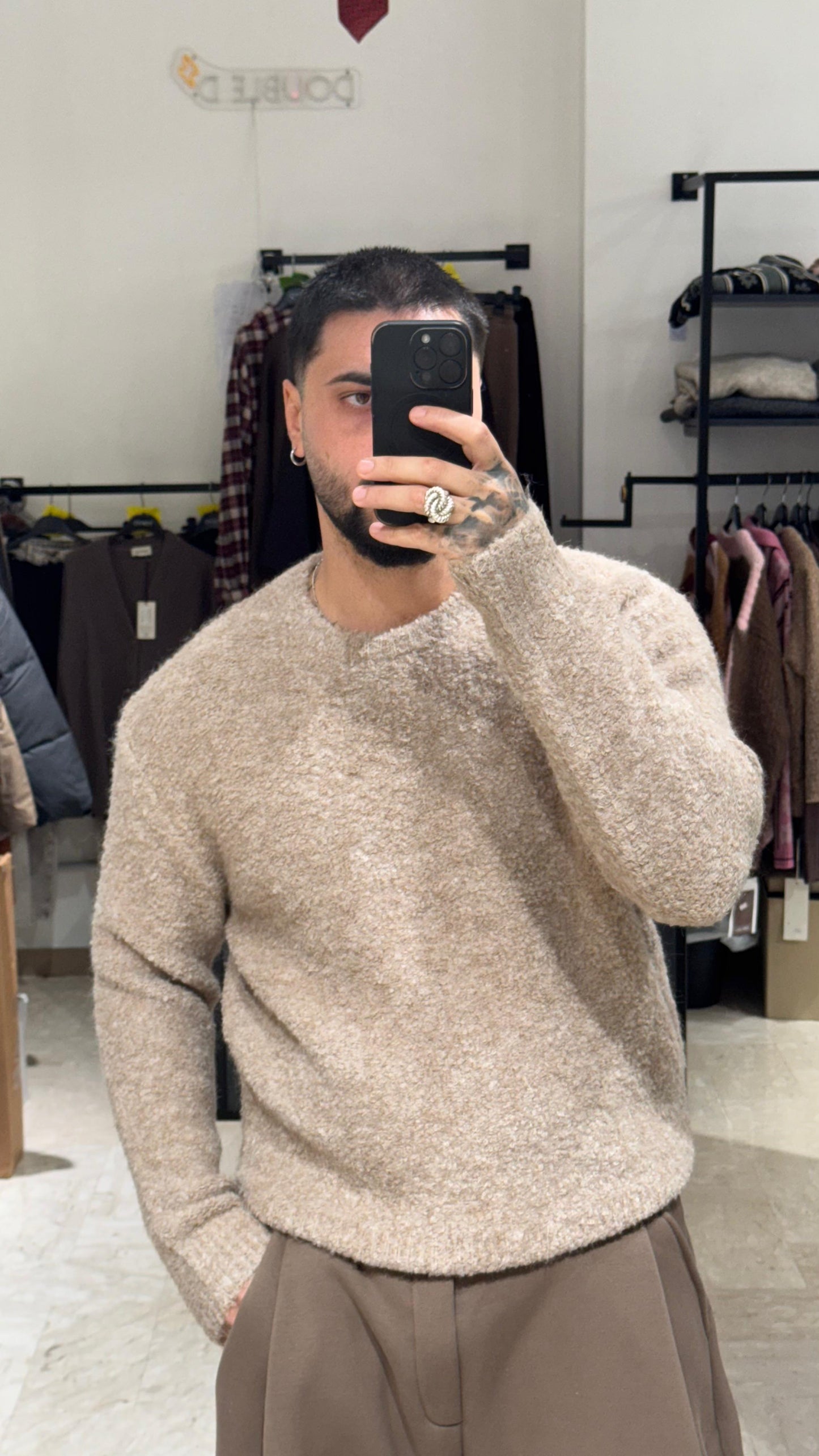 MAGLIONE CAMEL TEDDY