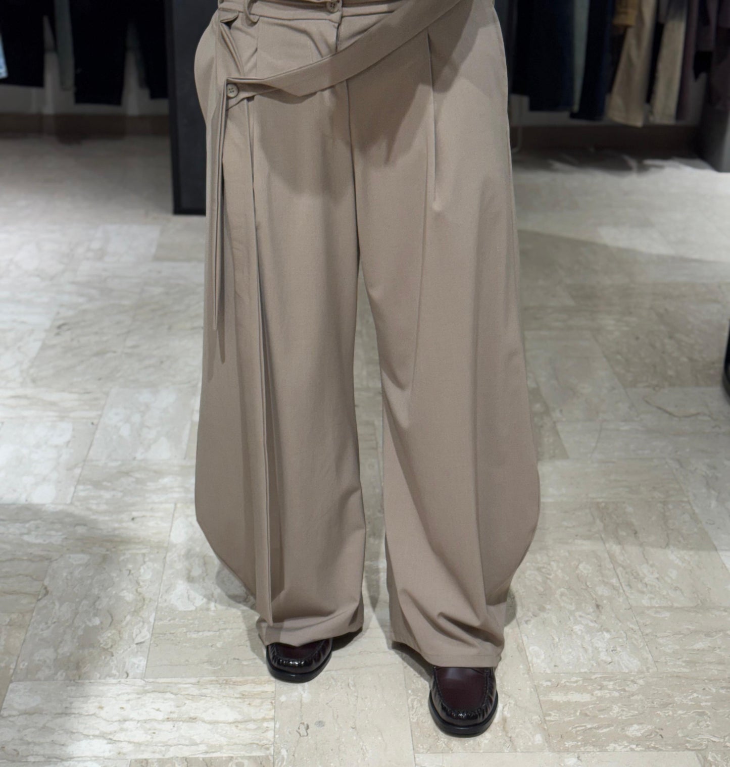 PANTALONE BALLOON BEIGE