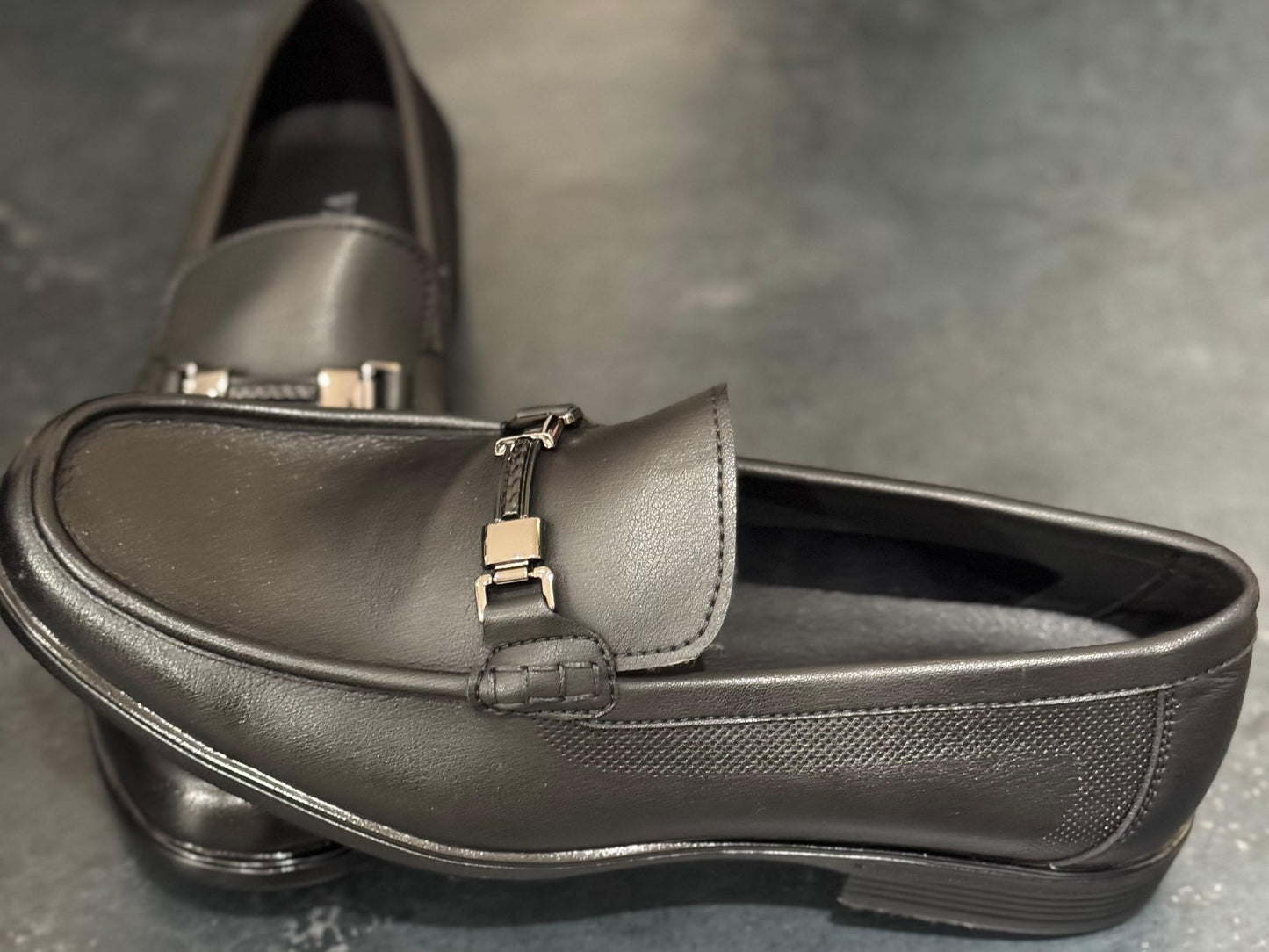 MOCASSINO NERO OPACO