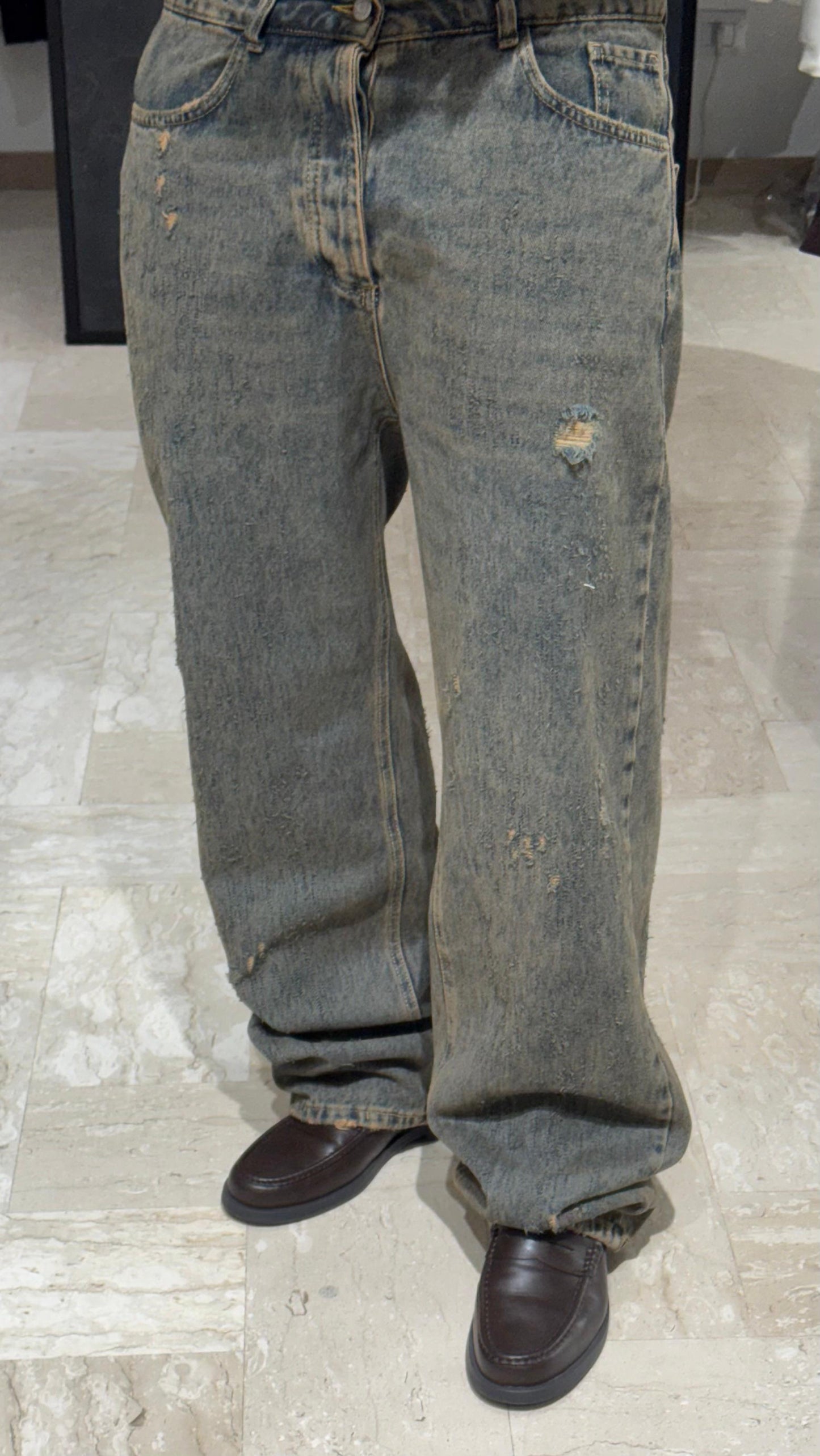 BAGGY MICRO DISTRESSED