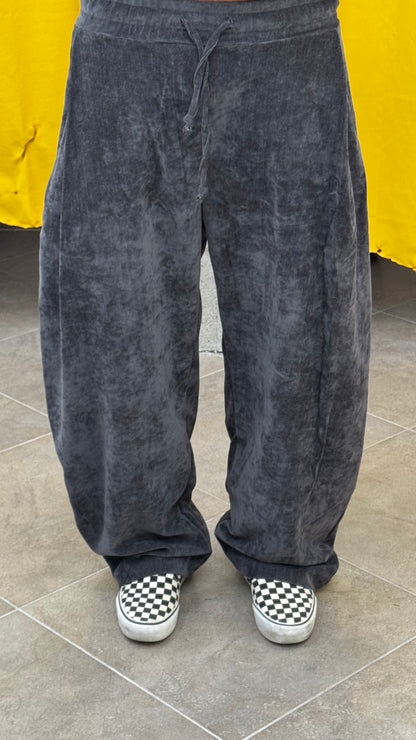 PANTALONE BALLOON GRIGIO MARMORIZZATO