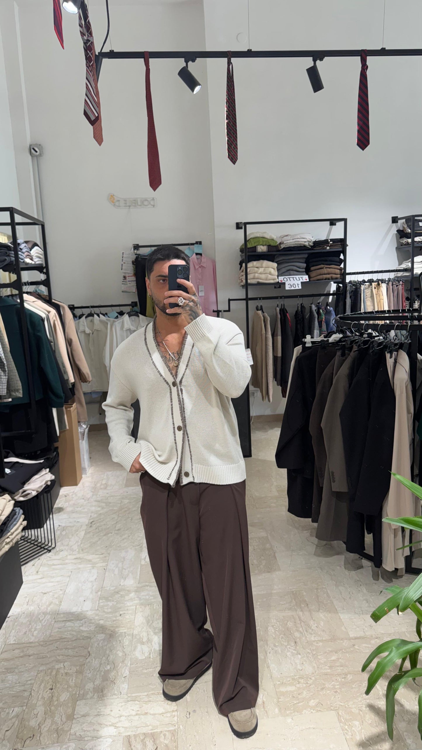 PANTALONE BUTTONS MORO