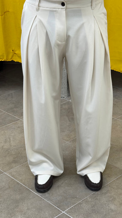 PANTALONE CREMA DOPPIA PENCE